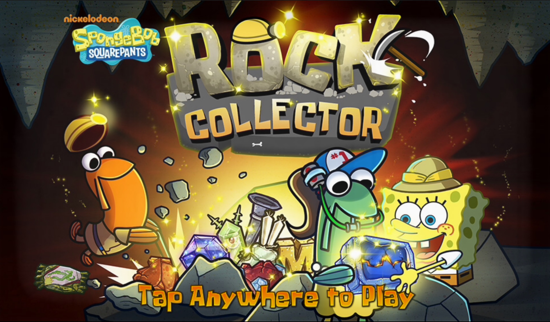 Spongebob rock collector