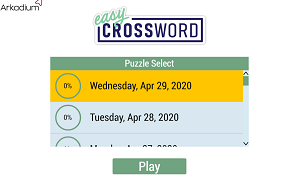 Play Easy Crossword