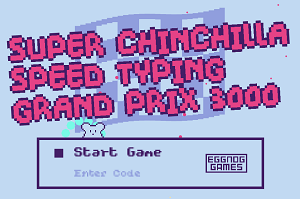 Play Super Chinchilla Speed Typing Grand Prix 3000