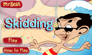Play Skidding With Mr. Bean
